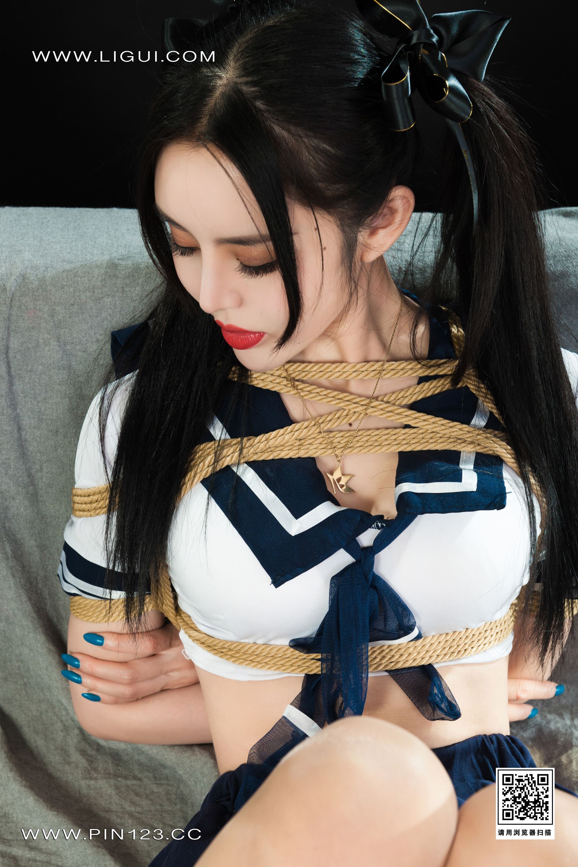 Ligui丽柜 2022.11.04《紧缚学妹》凉儿